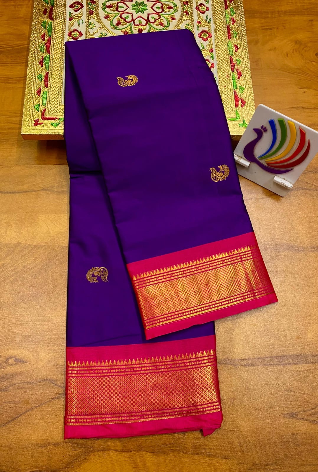 Mor paithani saree