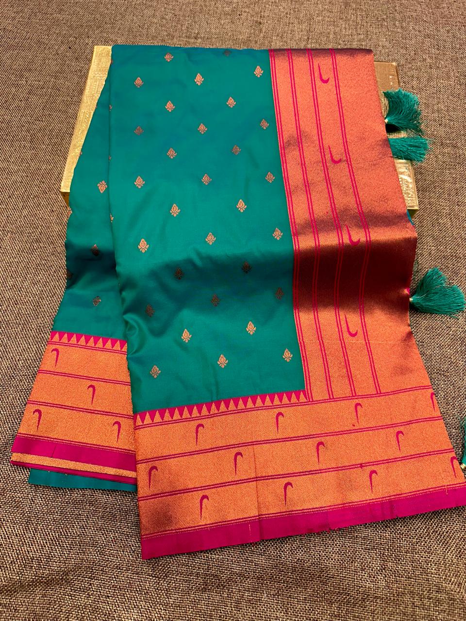 Muniya Paithani Saree