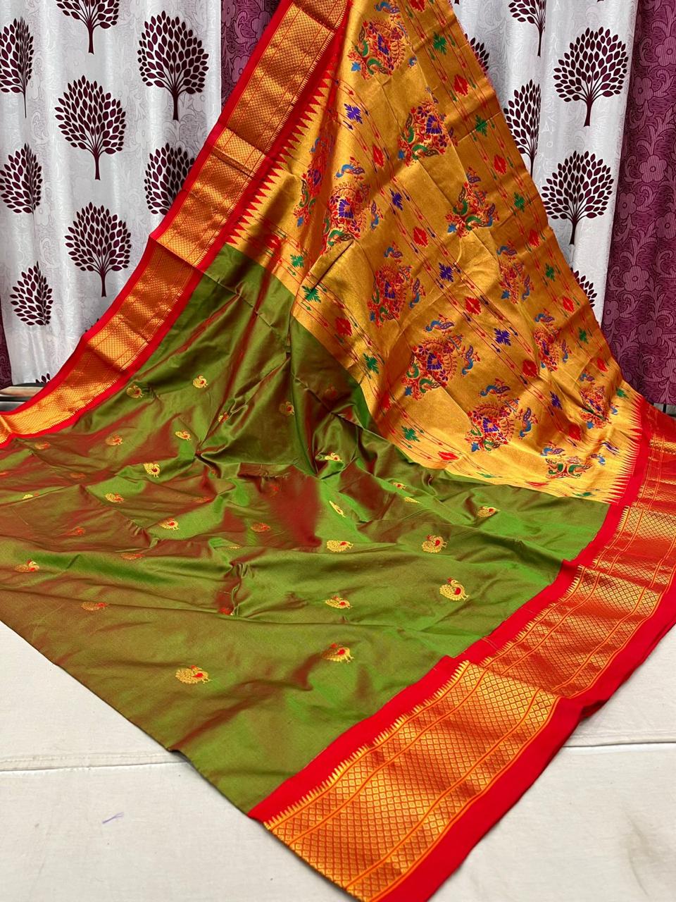 Kadiyal Border Paithani