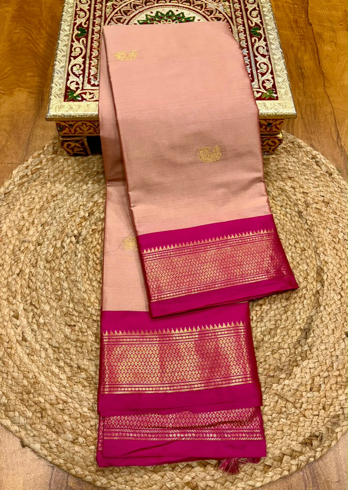 Mor paithani saree