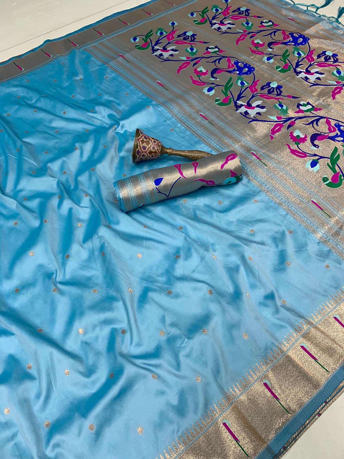 Ashwini paithani saree
