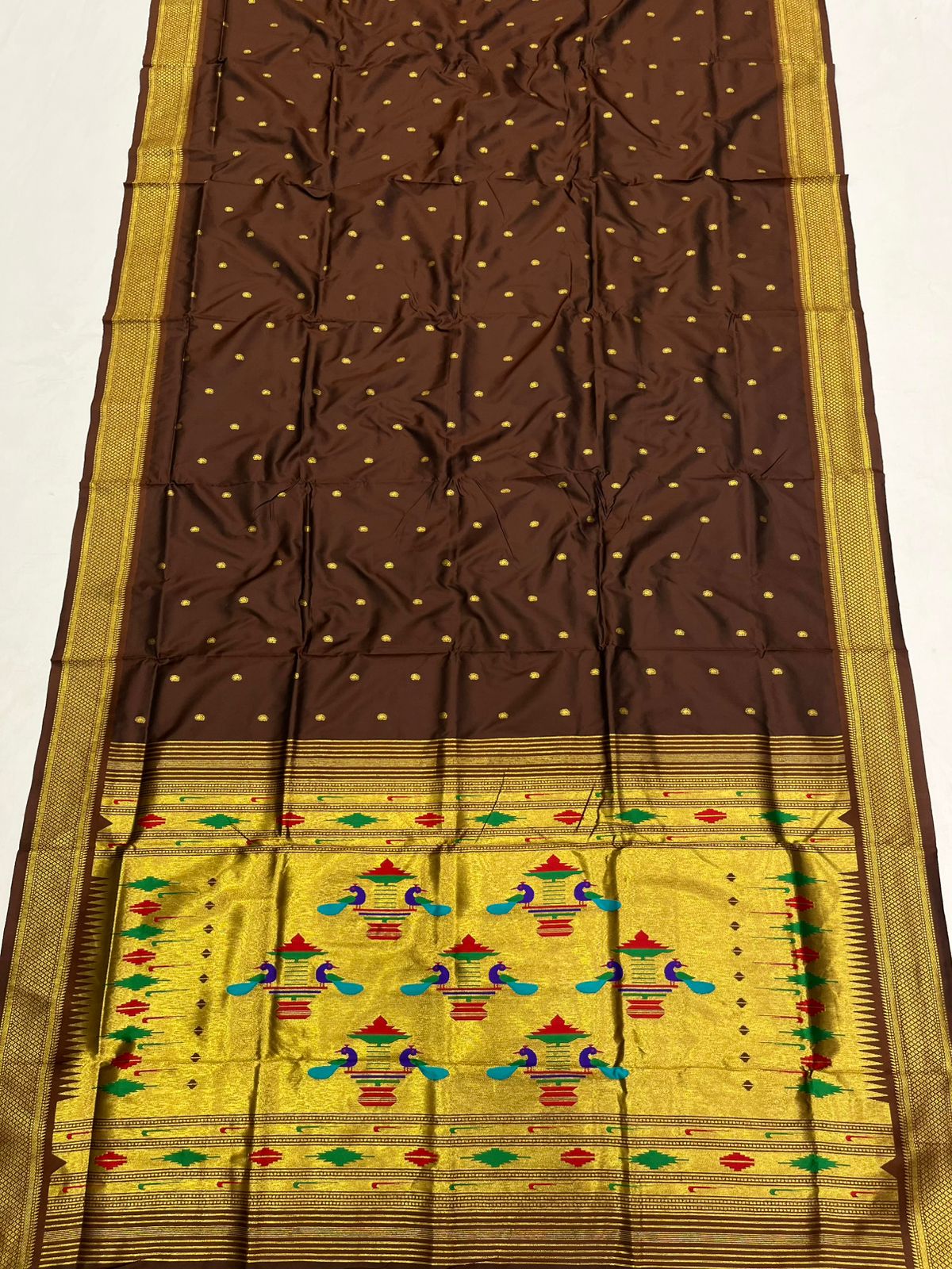 Double Pallu Saree Soft Silk