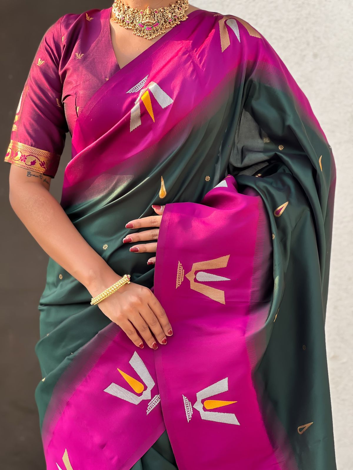Tilak Paithani Saree