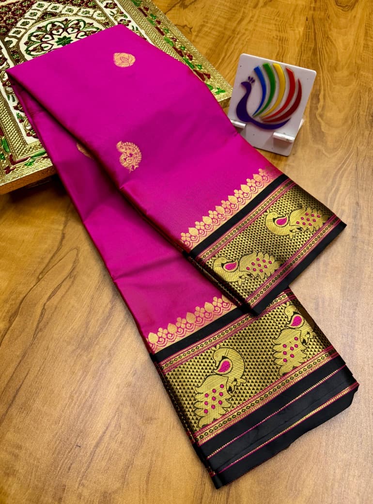 Peacock Paithani saree