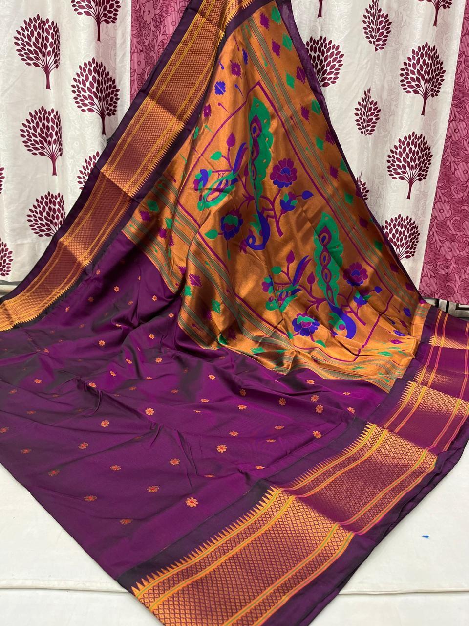 Hamza Paithani Saree