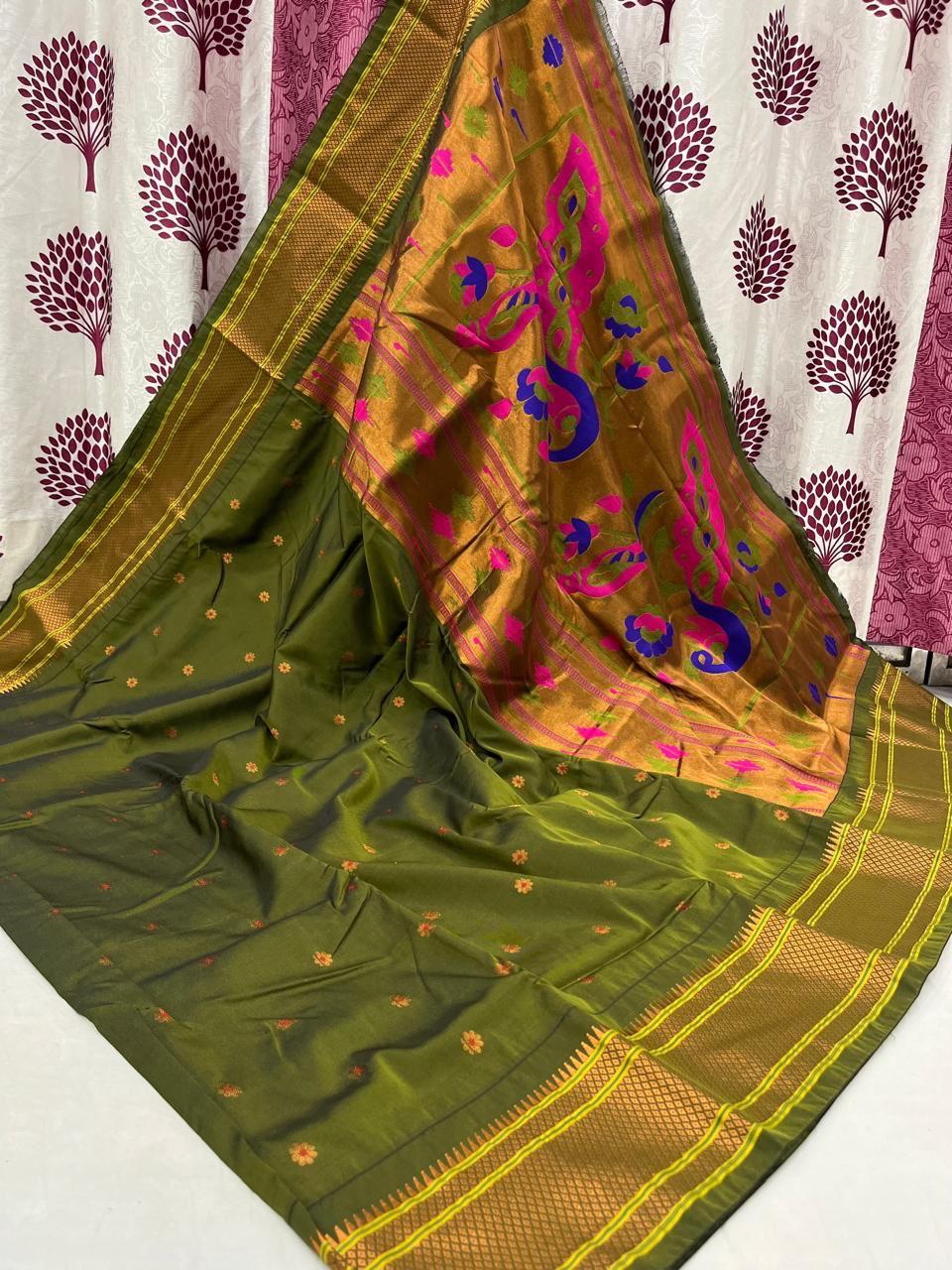 Hamza Paithani Saree
