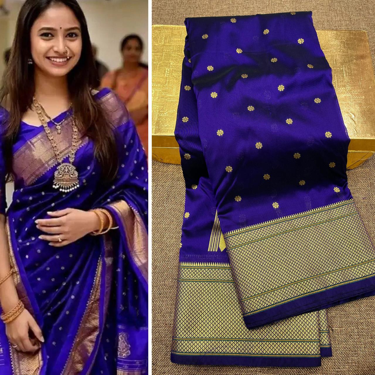 Semi Kalanjali Paithani Saree