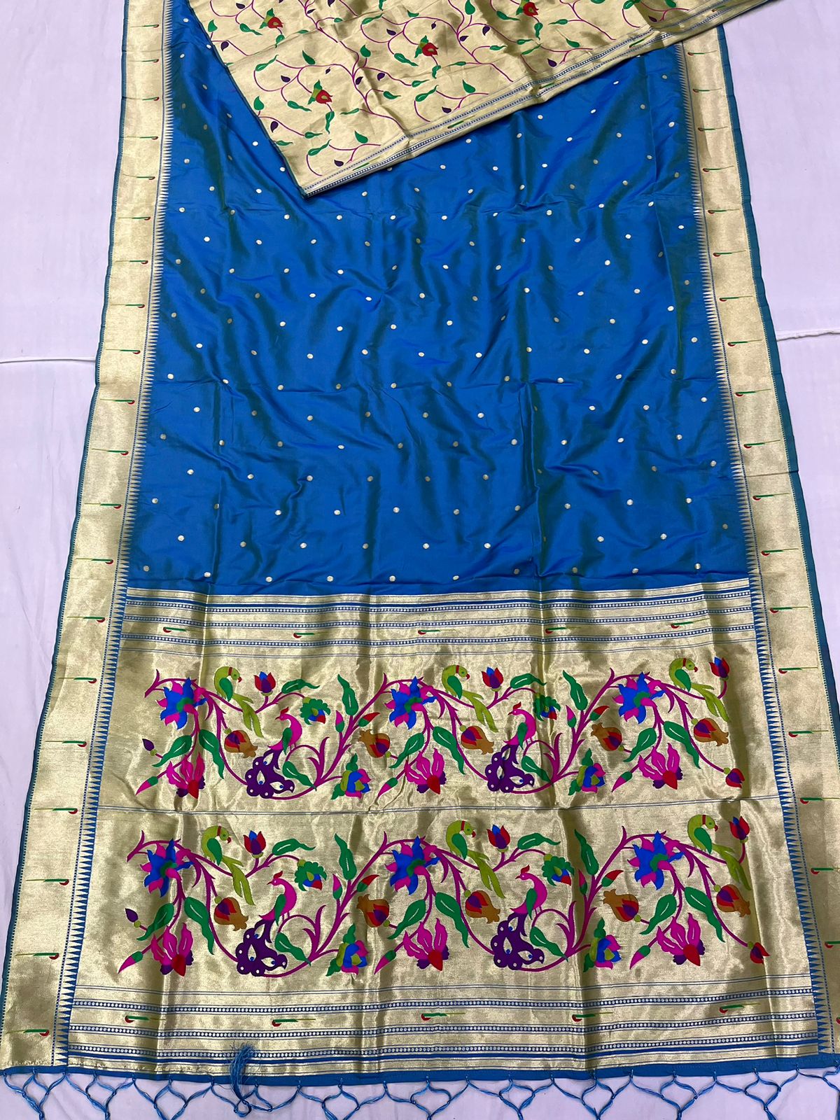 Premium Muniya Paithani Saree
