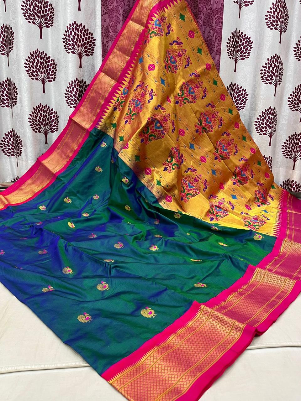 Kadiyal Border Paithani