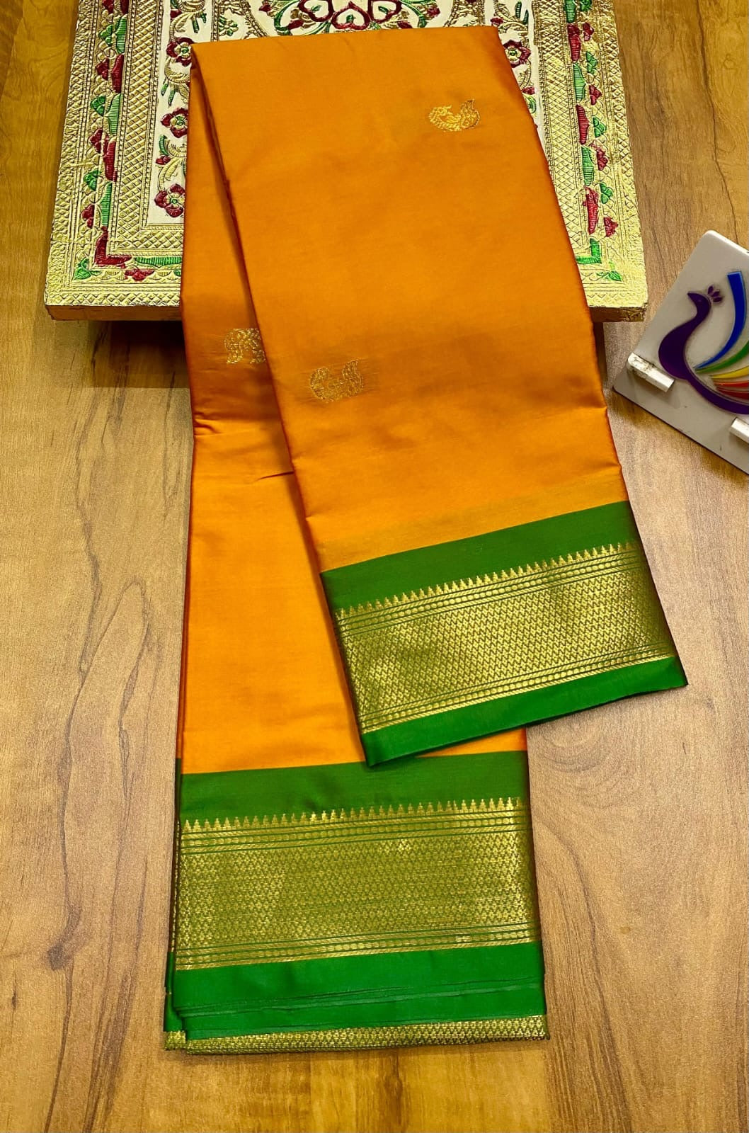 Mor paithani saree