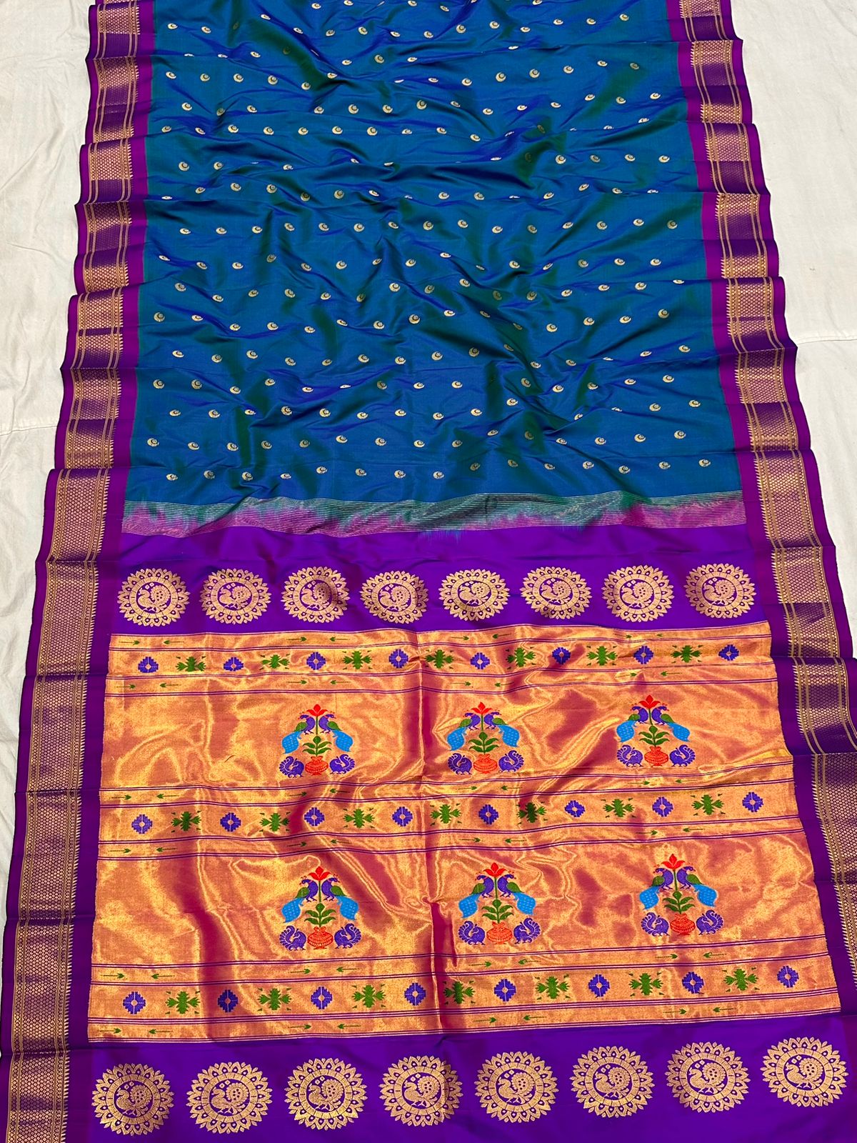 Handloom Kalanjali Maharani Paithani Saree