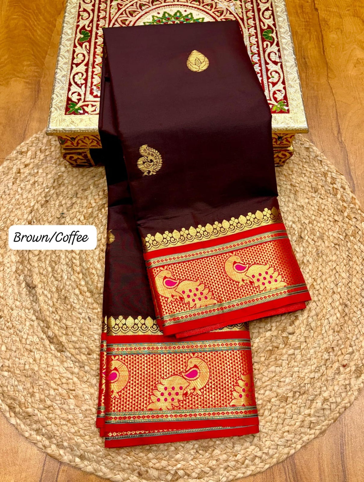 Peacock Paithani saree