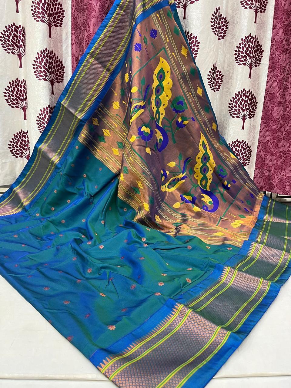Hamza Paithani Saree