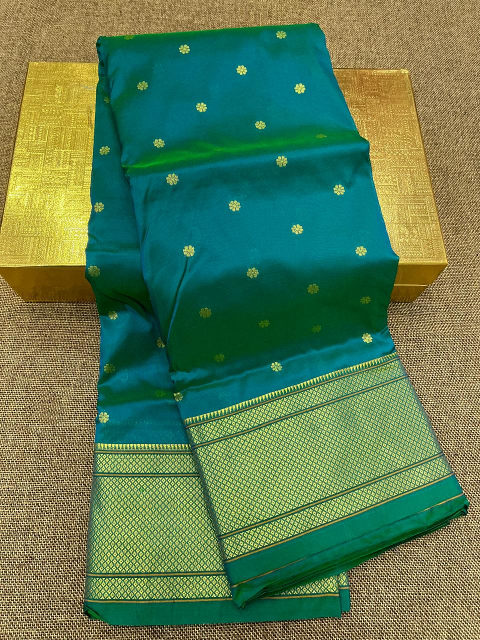 Semi Kalnajali Paithani Saree