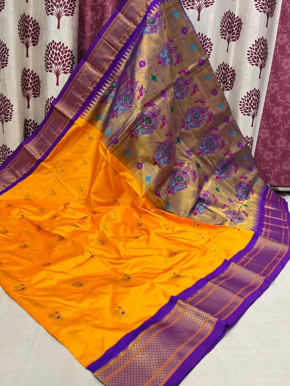 Kadiyal Border Paithani