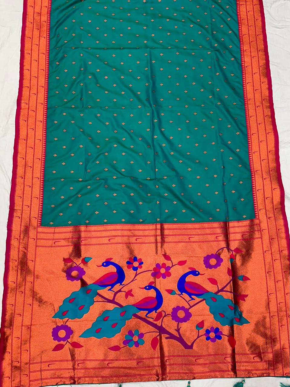 Muniya Paithani Saree