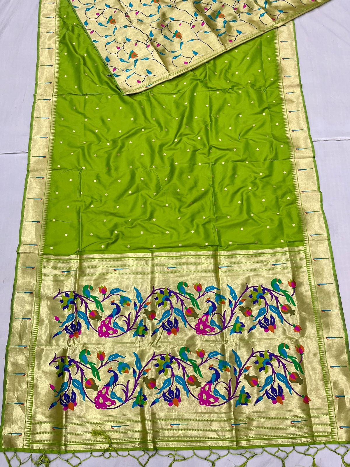 Premium Muniya Paithani Saree