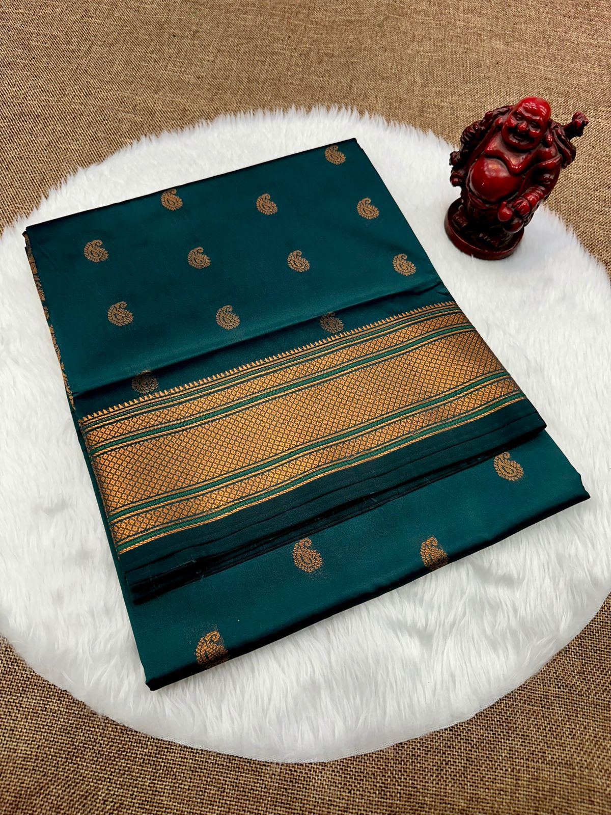 Mango Nauvari Paithani Saree ( 9 yard )