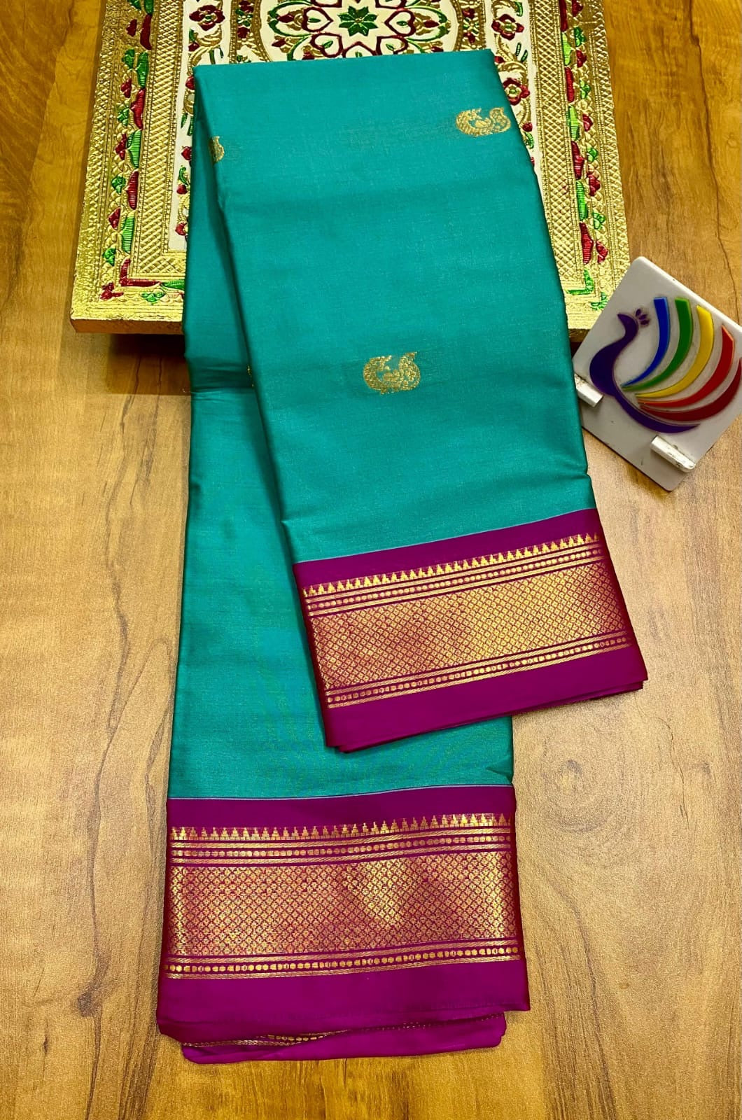 Mor paithani saree