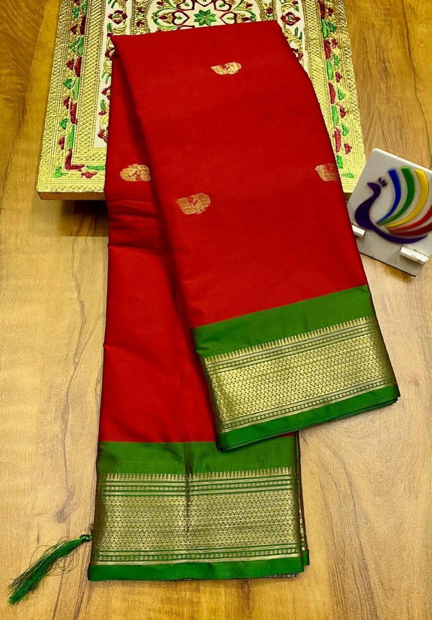 Mor paithani saree