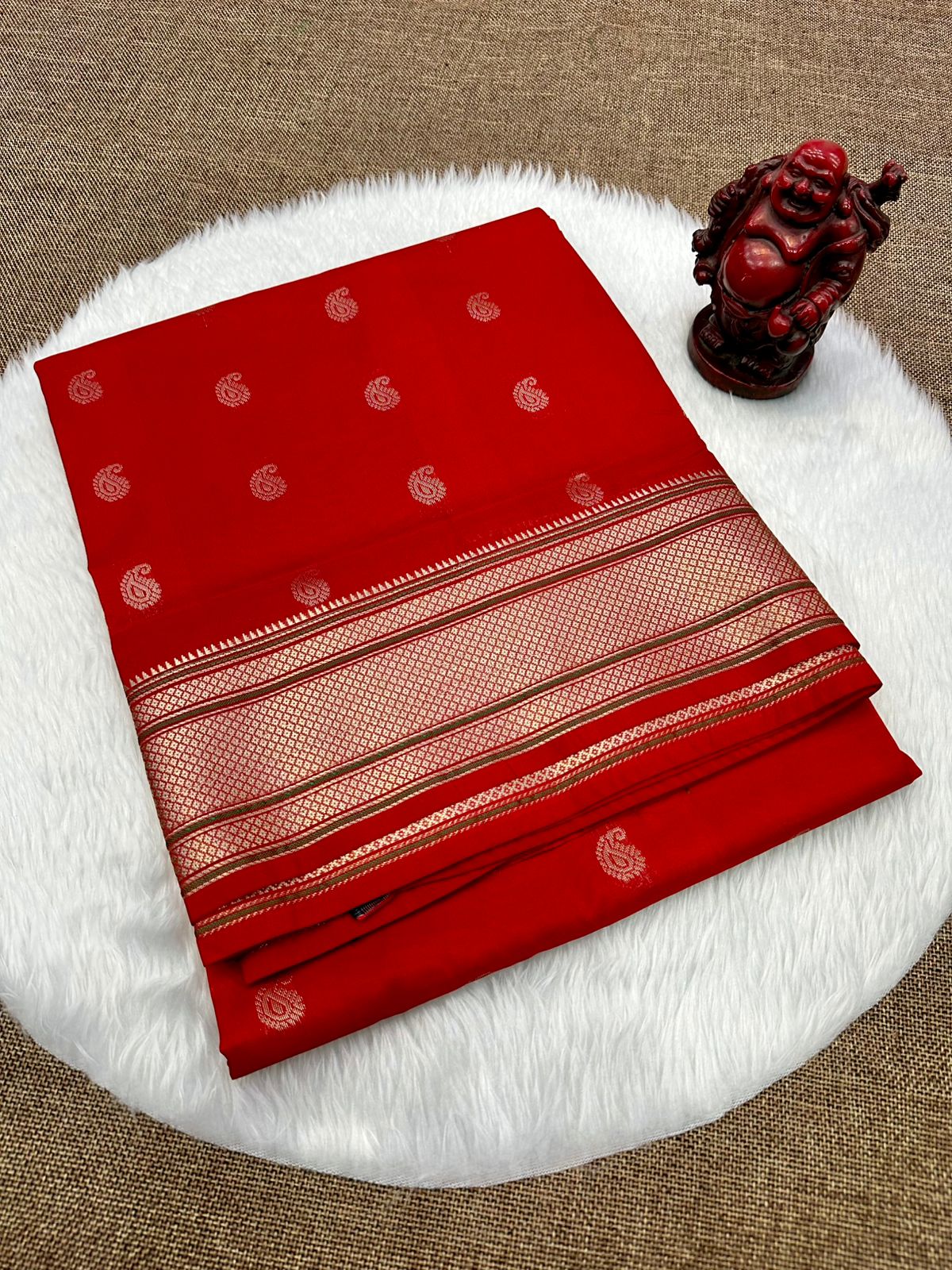 Mango Nauvari Paithani Saree ( 9 yard )