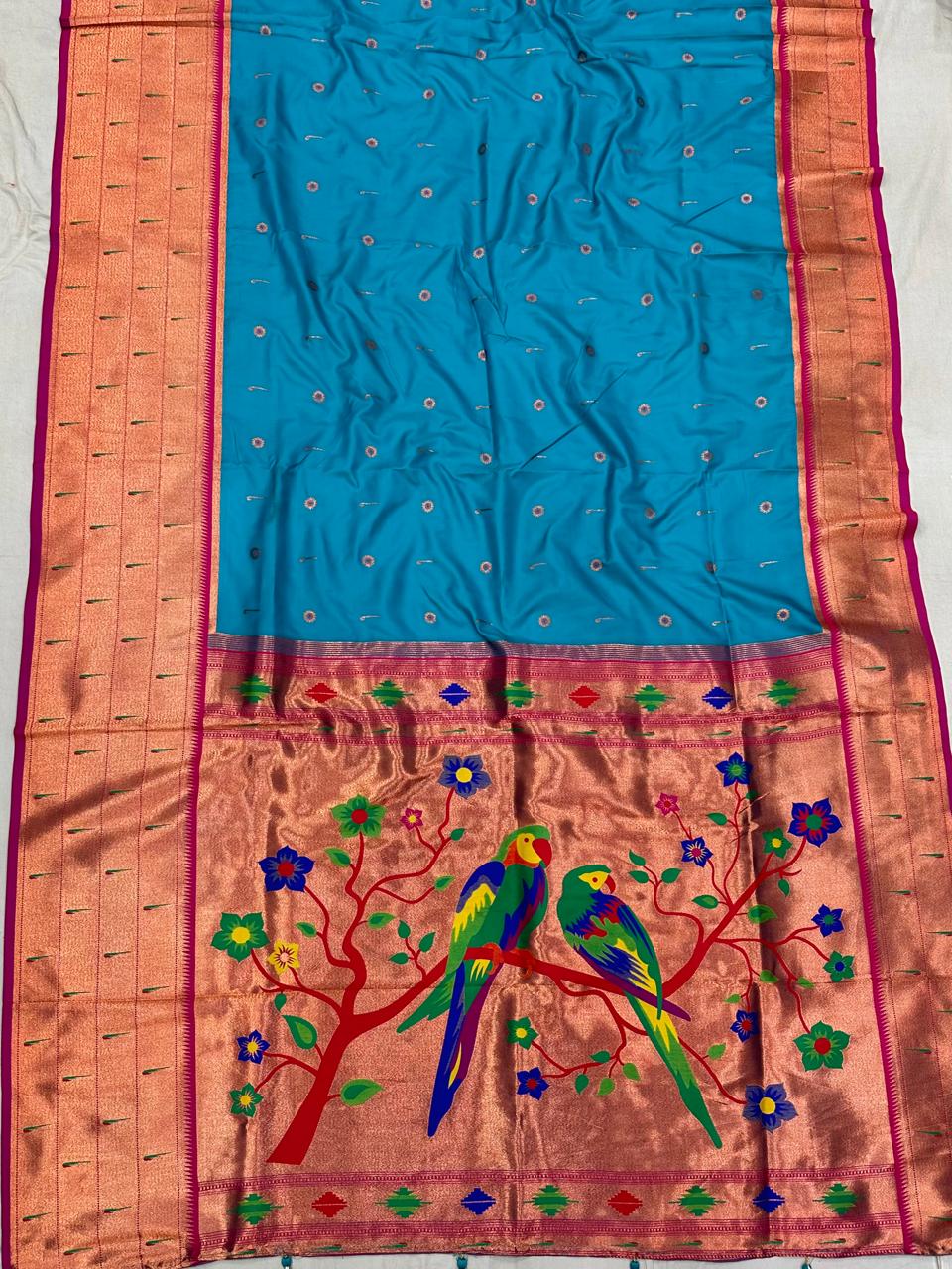 Muniya Paithani Saree