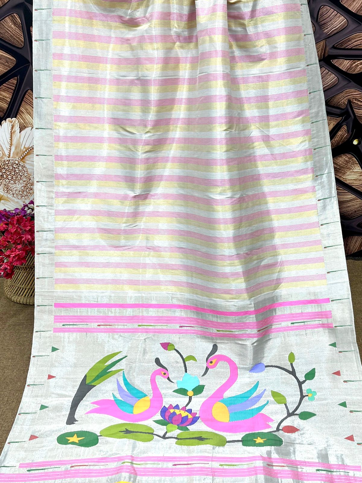 Single Muniya Border Paithani Saree