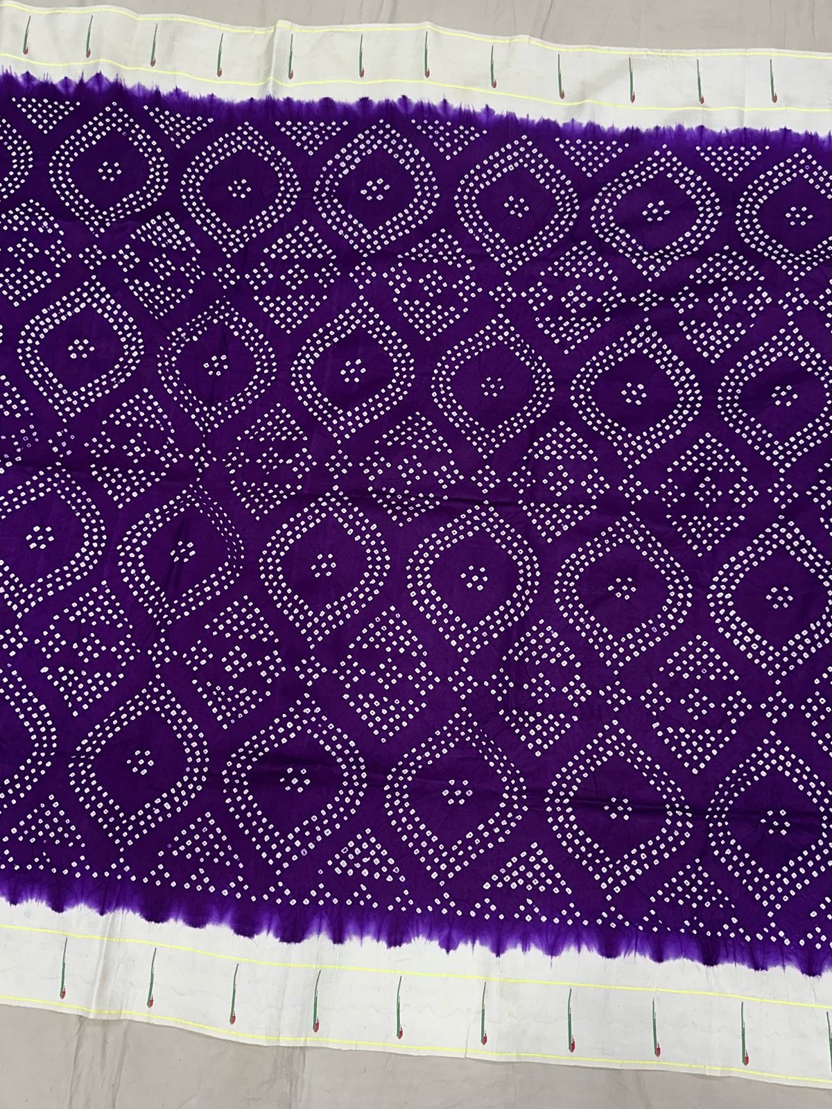 Muniya Bandhani Paithani Saree