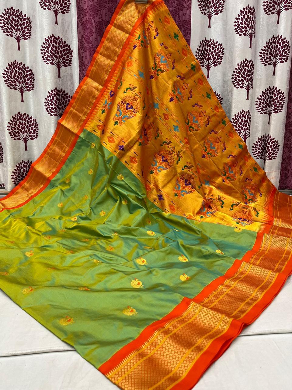 Kadiyal Border Paithani