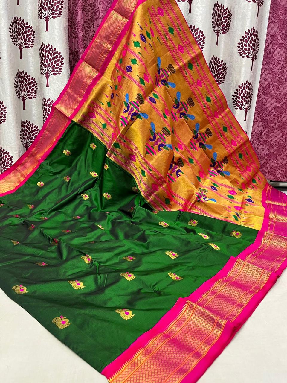 Kadiyal Border Paithani