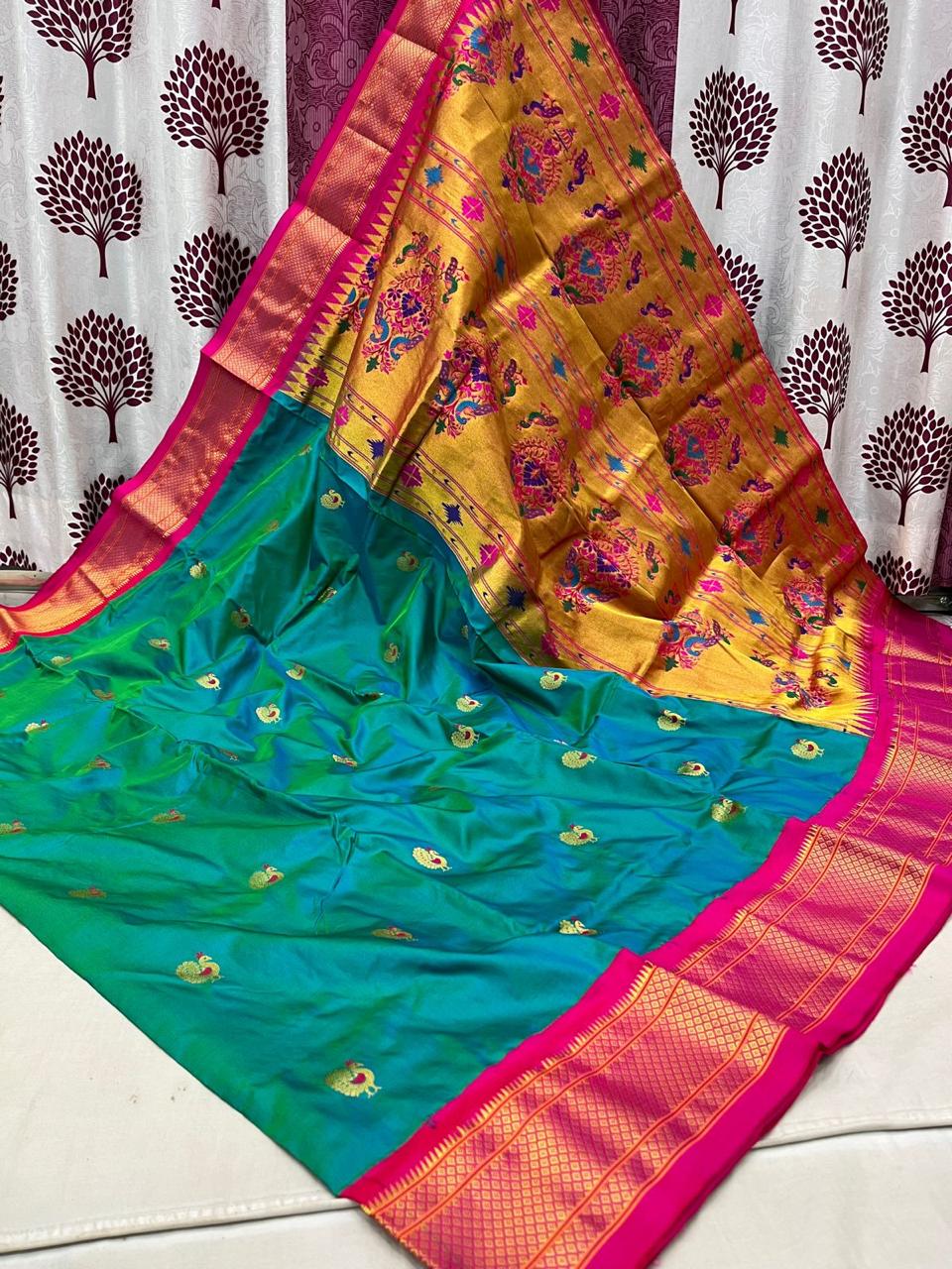 Kadiyal Border Paithani