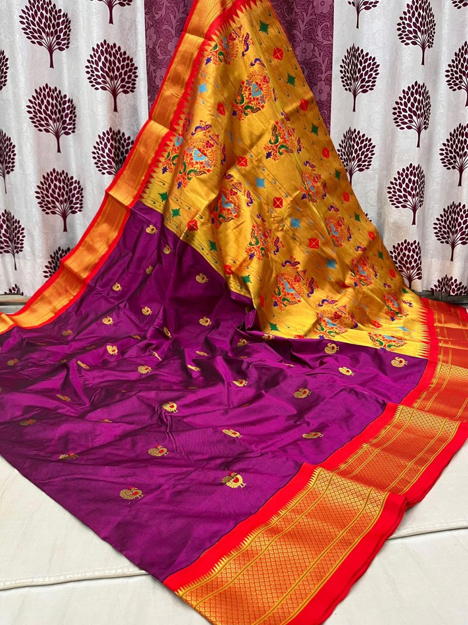 Kadiyal Border Paithani