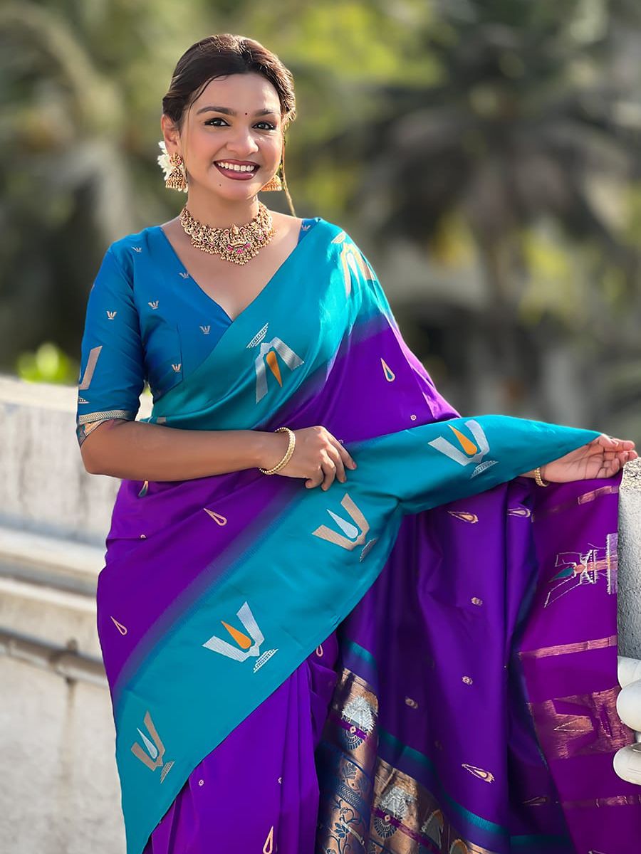 Tilak Paithani Saree