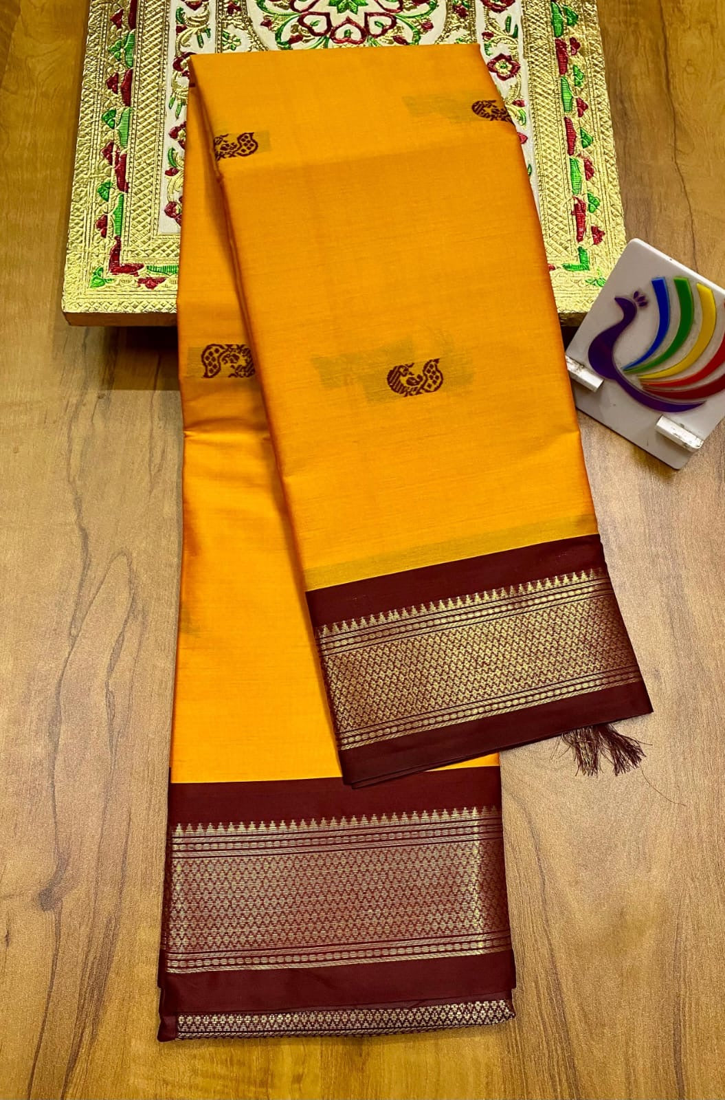 Mor paithani saree