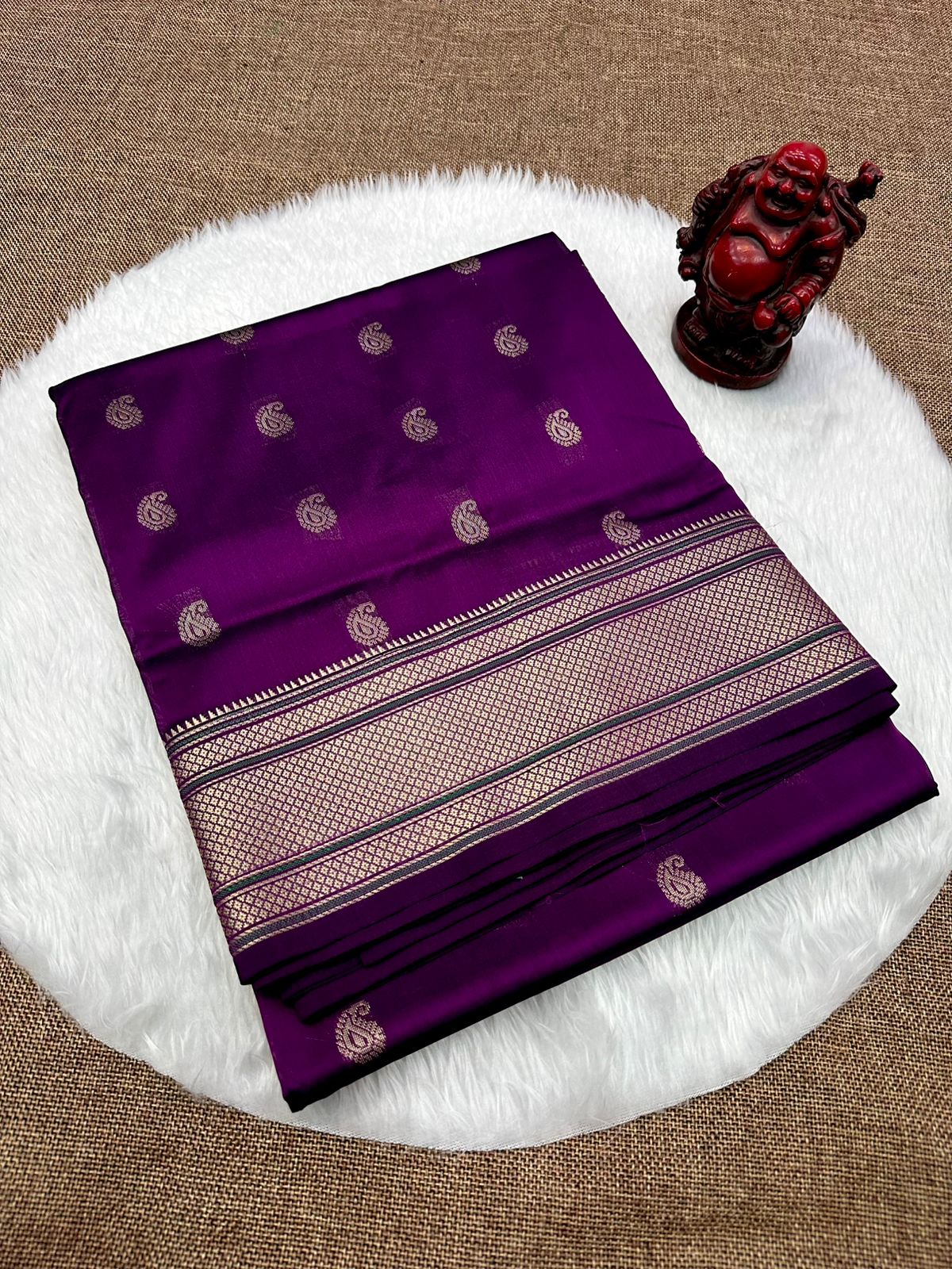 Mango Nauvari Paithani Saree ( 9 yard )