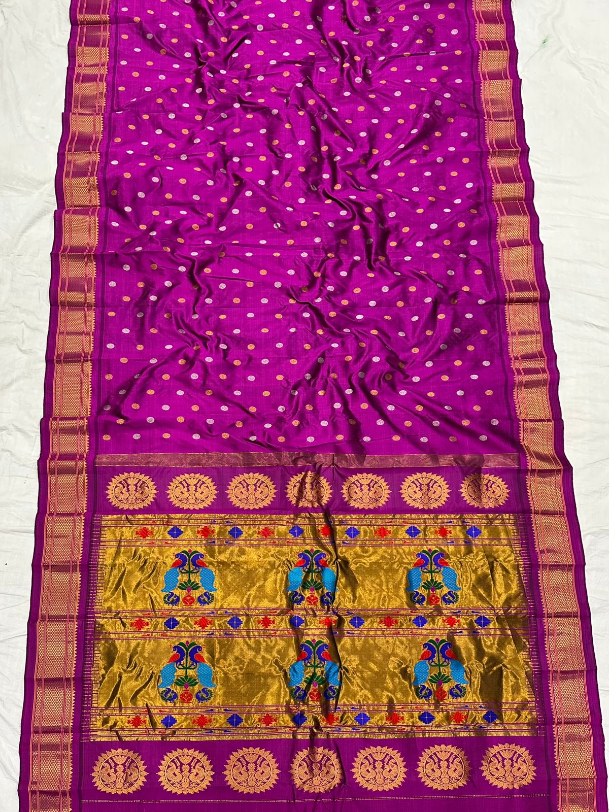 Handloom Kalanjali Maharani Paithani Saree