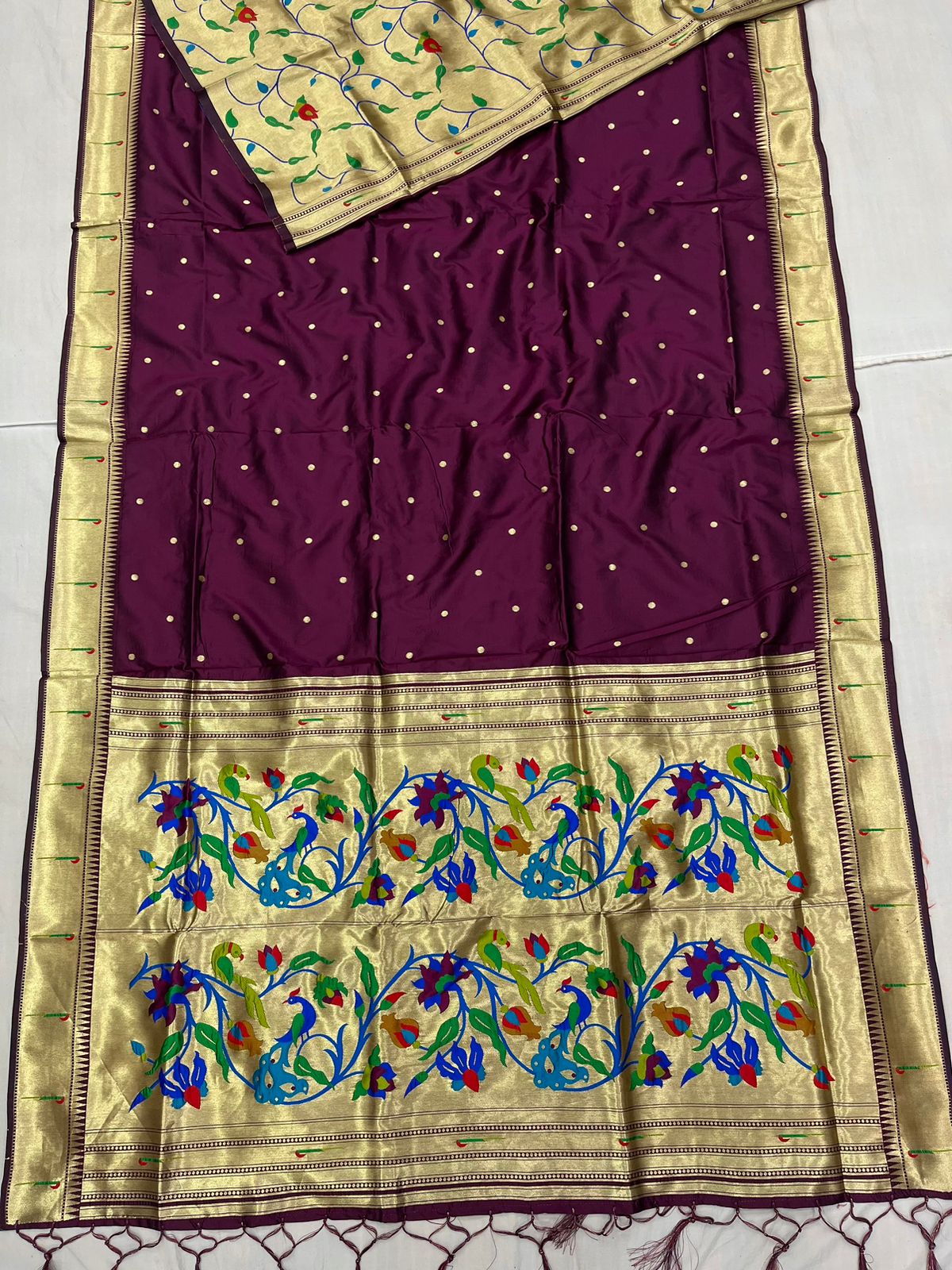 Premium Muniya Paithani Saree