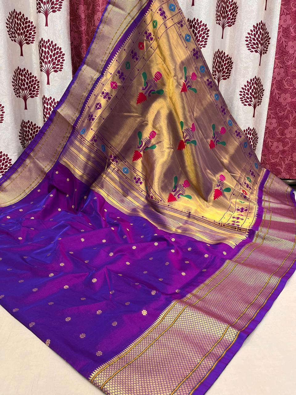 Semi Kalanajali Paithani Saree