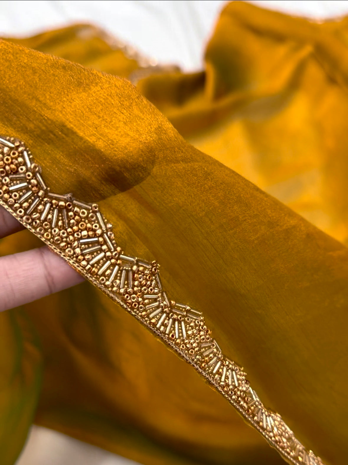 Golden Tissue Saree