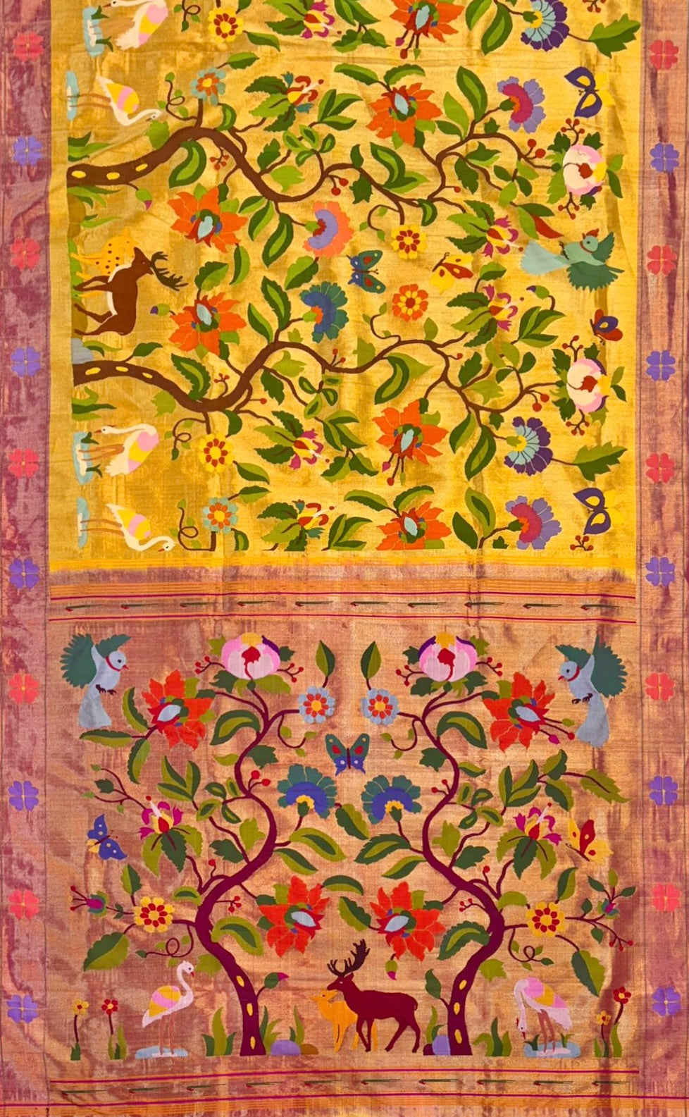 Allover Jaal Paithani