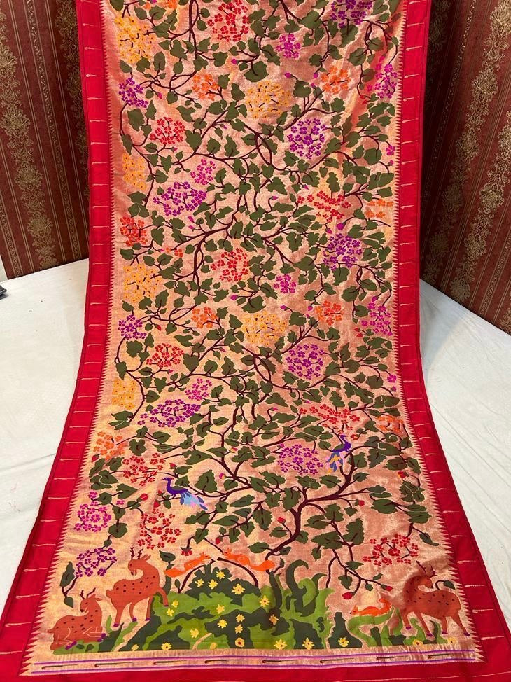 Allover Jaal Paithani Saree