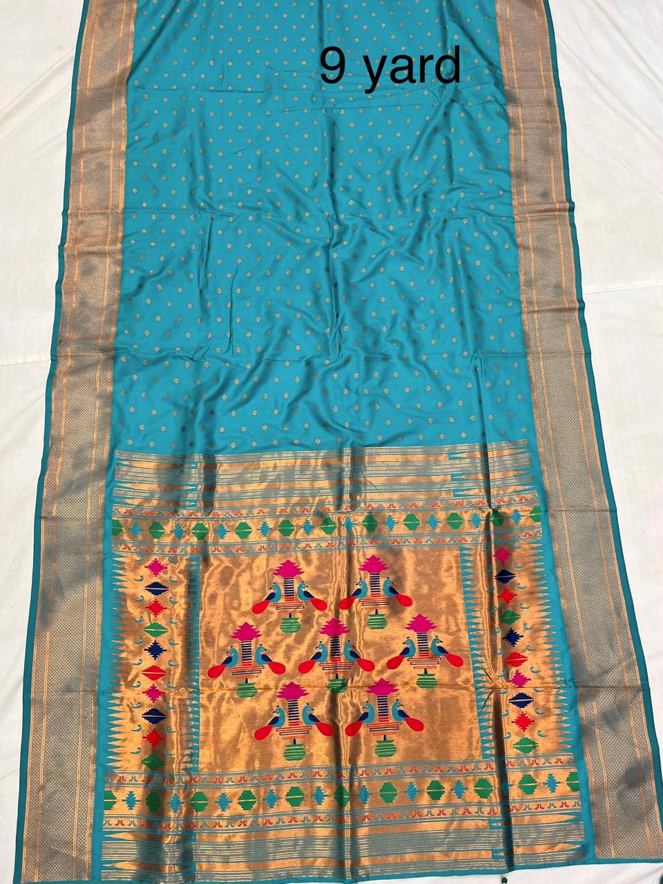 9 Yard (Nauvar) Kalanjali Paithani Saree