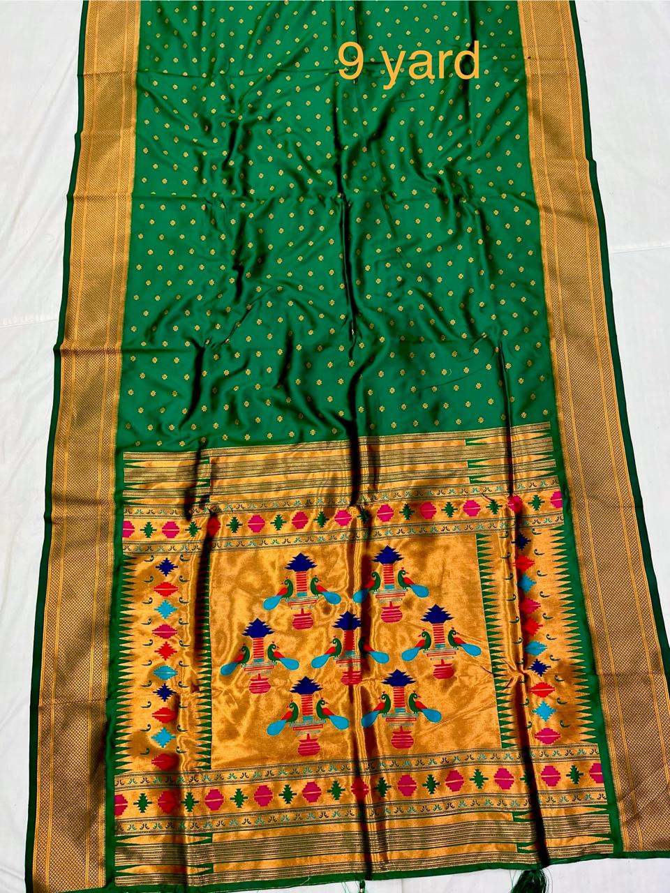 9 Yard (Nauvar) Kalanjali Paithani Saree