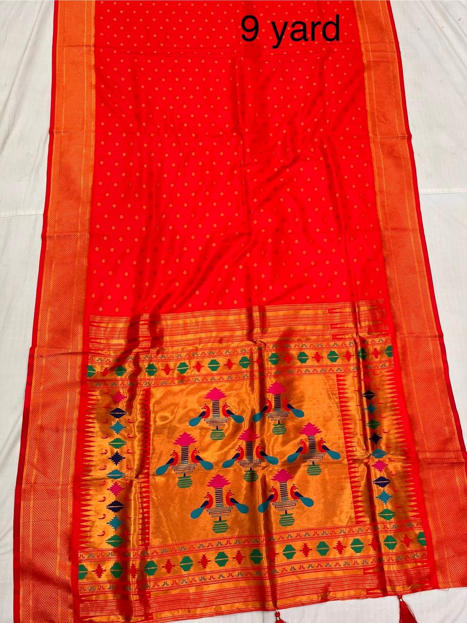 9 Yard (Nauvar) Kalanjali Paithani Saree