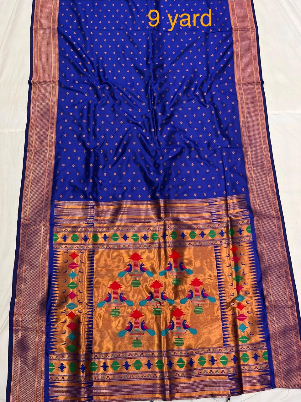 9 Yard (Nauvar) Kalanjali Paithani Saree