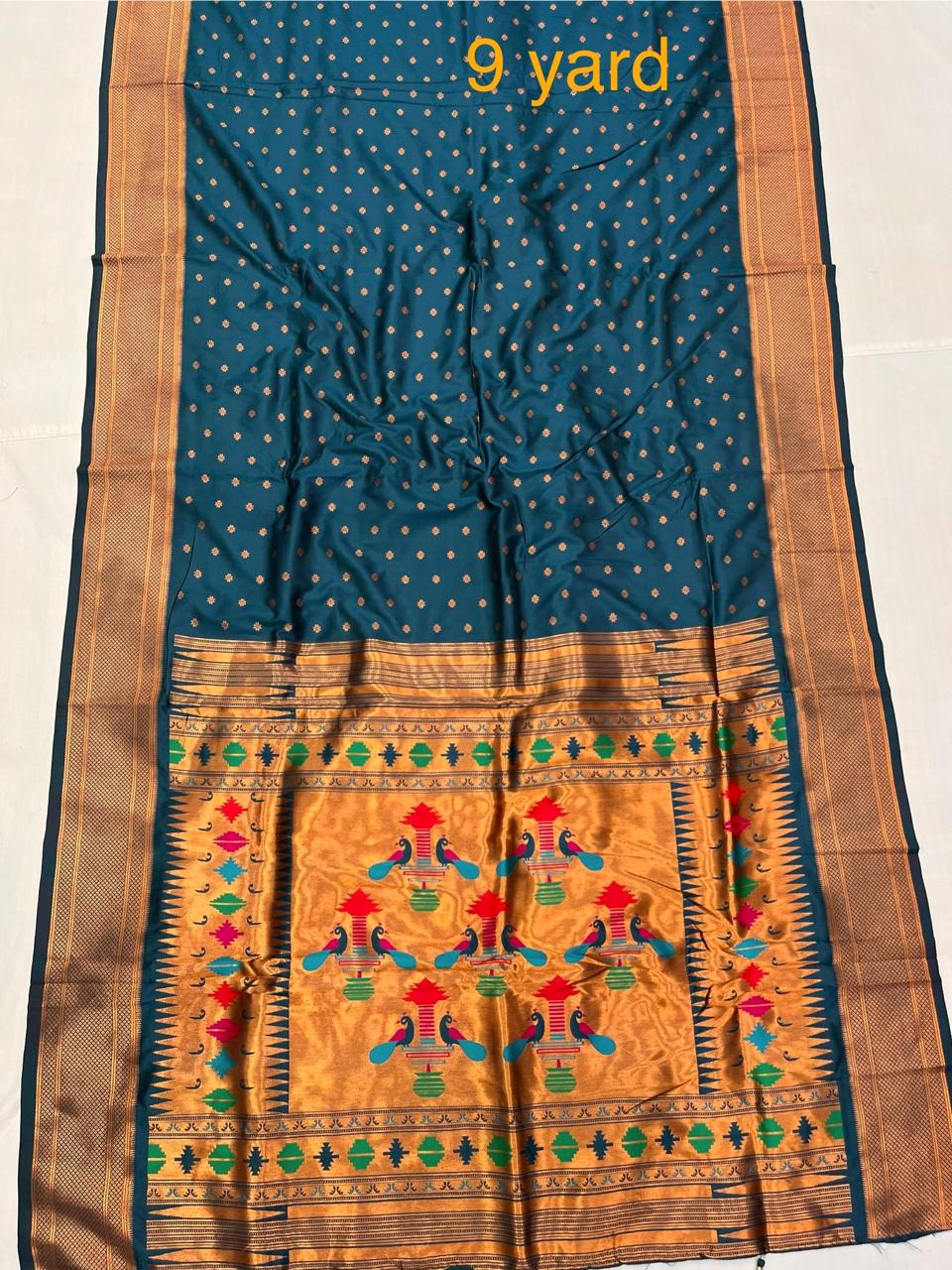 9 Yard (Nauvar) Kalanjali Paithani Saree