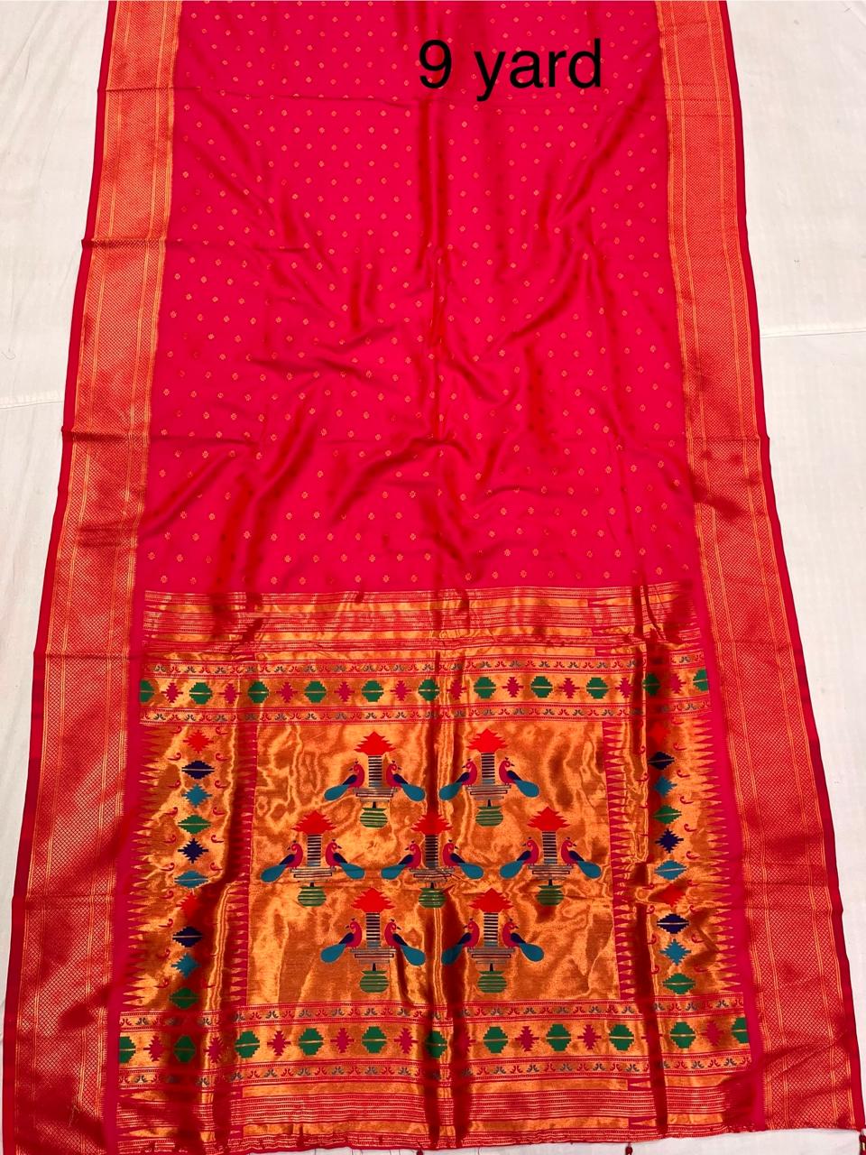 9 Yard (Nauvar) Kalanjali Paithani Saree