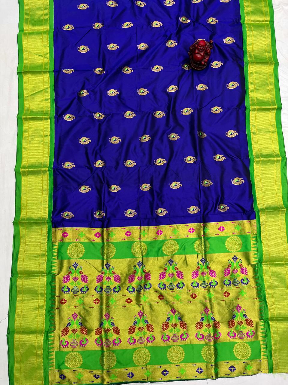 Mina Kadiyal Border Paithani Saree