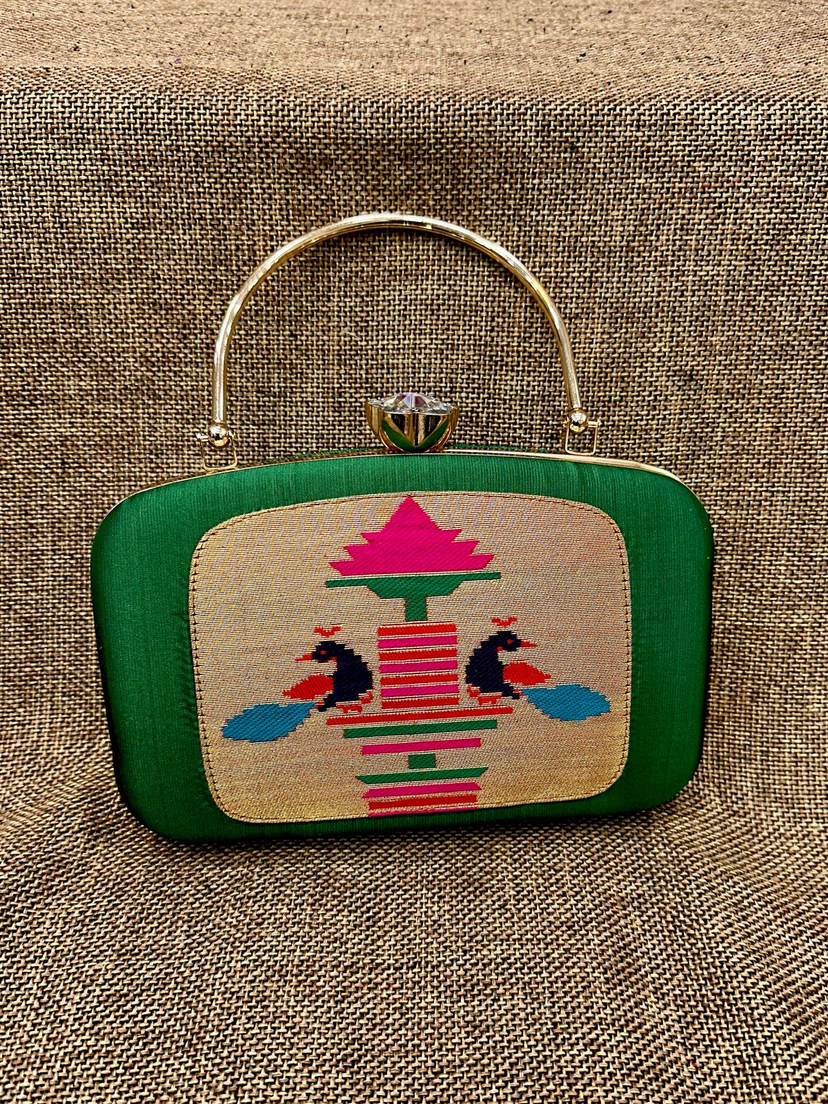 Paithani Clutch