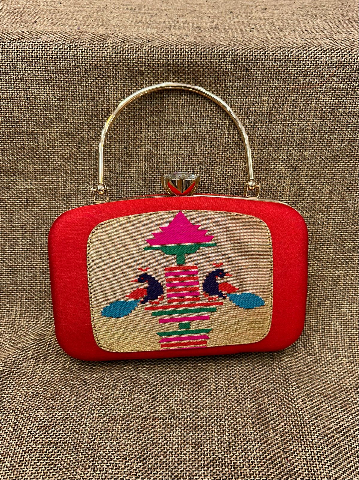 Paithani Clutch